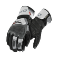 Guanti moto Dane Helsingor Gore-Tex neri e grigi a polsino lungo, dorso con protettore nocche 3D e inserti sulle dita, foto ufficiale Dane