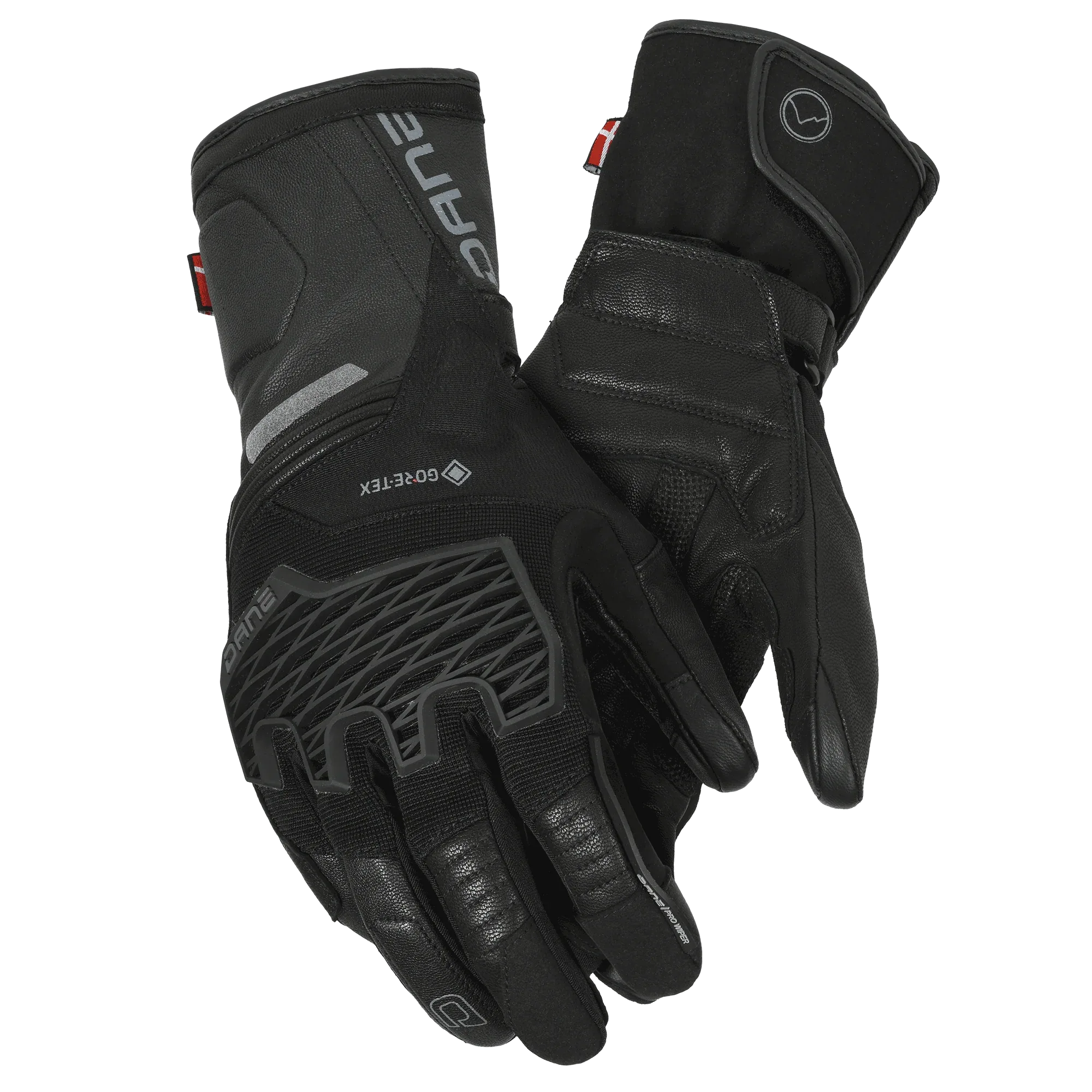Dane Dane Magnus Gore-Tex Grip Guanti Moto Impermeabili Nero Guanti da moto - Moon Bike - Vista 1