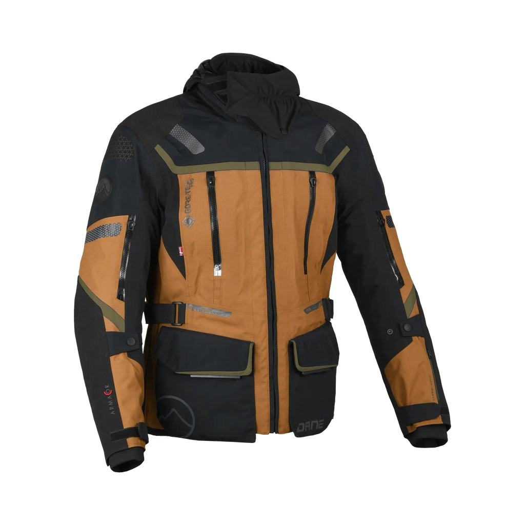 Giacca moto Dane Nimbus 3 Gore-Tex Pro nero/scuro, EN 17092 AA, foto ufficiale Dane