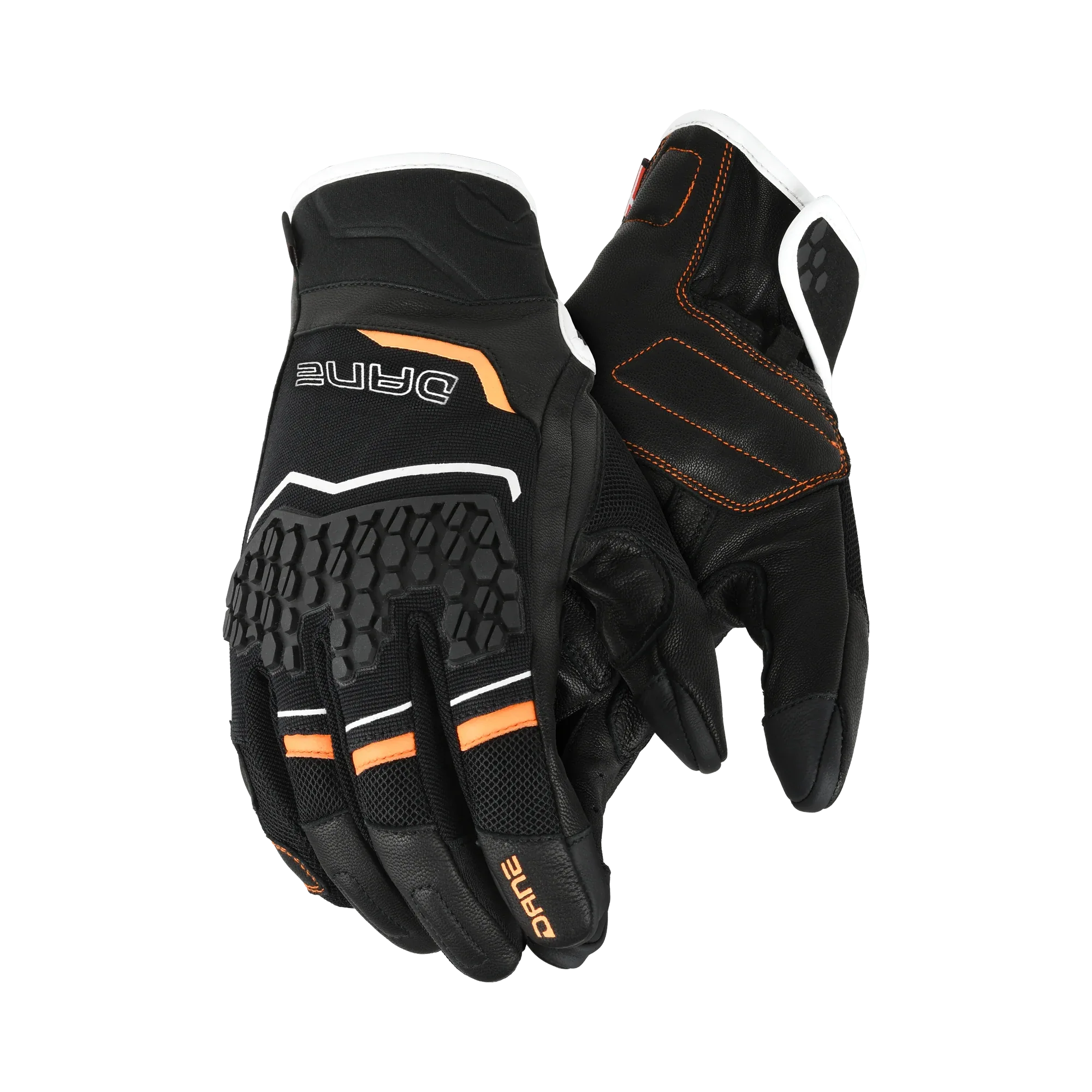 Dane Dane Rorvig Guanti Moto Estivi Mesh Ventilati Nero Guanti da moto - Moon Bike - Vista 2