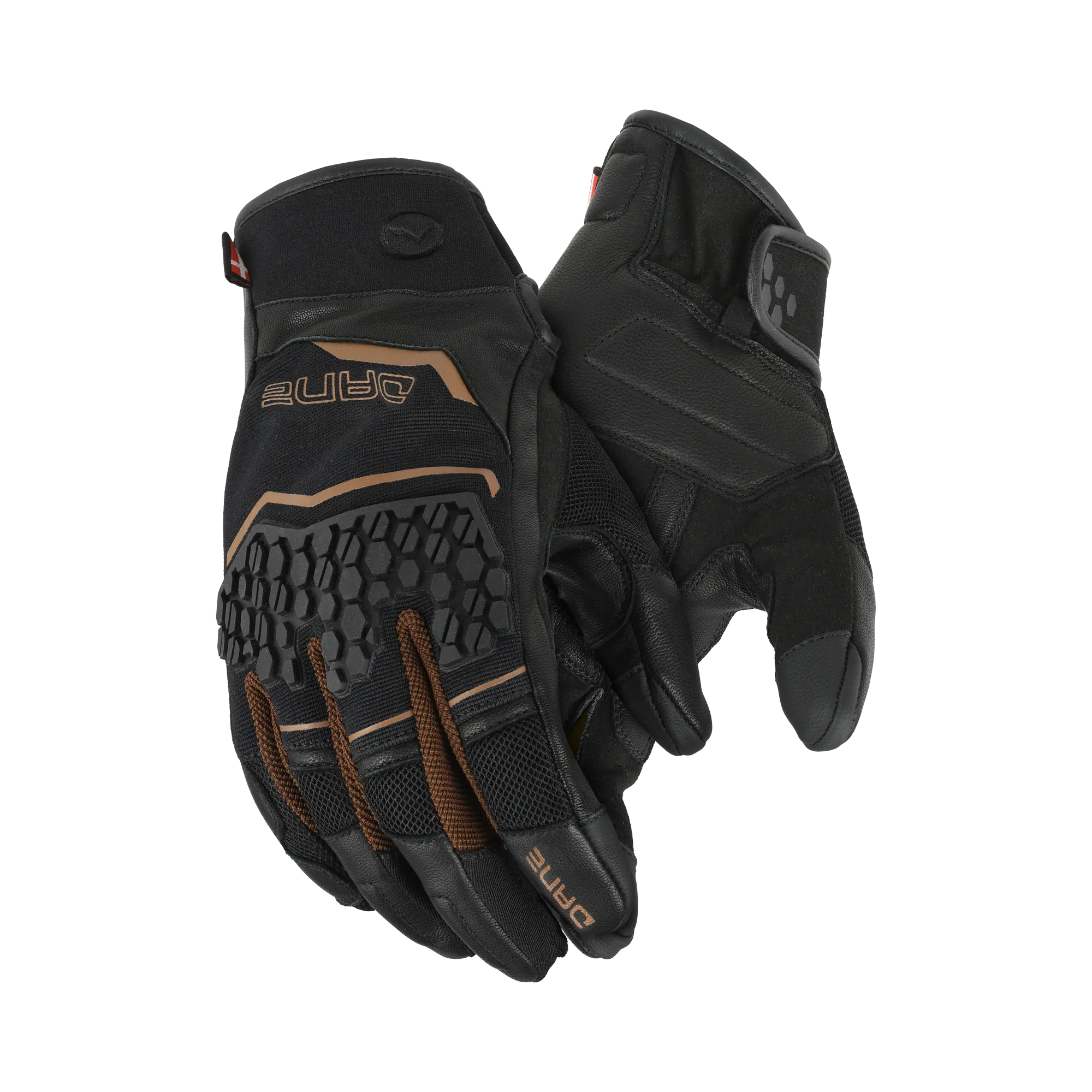 Dane Dane Rorvig Guanti Moto Estivi Mesh Ventilati Nero Guanti da moto - Moon Bike - Vista 3