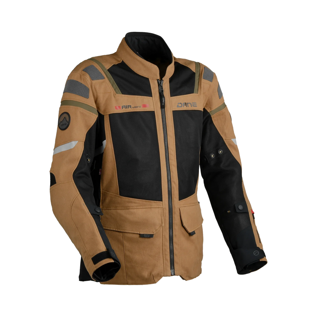 Giacca moto estiva Dane Sundby 2 marrone/nero, EN 17092 A, foto ufficiale Dane