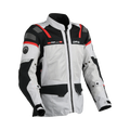 Giacca moto estiva Dane Sundby 2 grigio/rosso, EN 17092 A, foto ufficiale Dane
