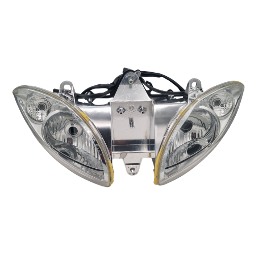 Piaggio Faro Anteriore Originale Piaggio X9 125/180/200 Liberty 125/150 Leader – OEM 582135 (1998-2005) Trasparente Fari - Moon Bike - Vista 1