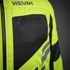 Giacca Moto Hevik Ikaro Estiva Giallo Fluo - Moon Bike - Vista 4
