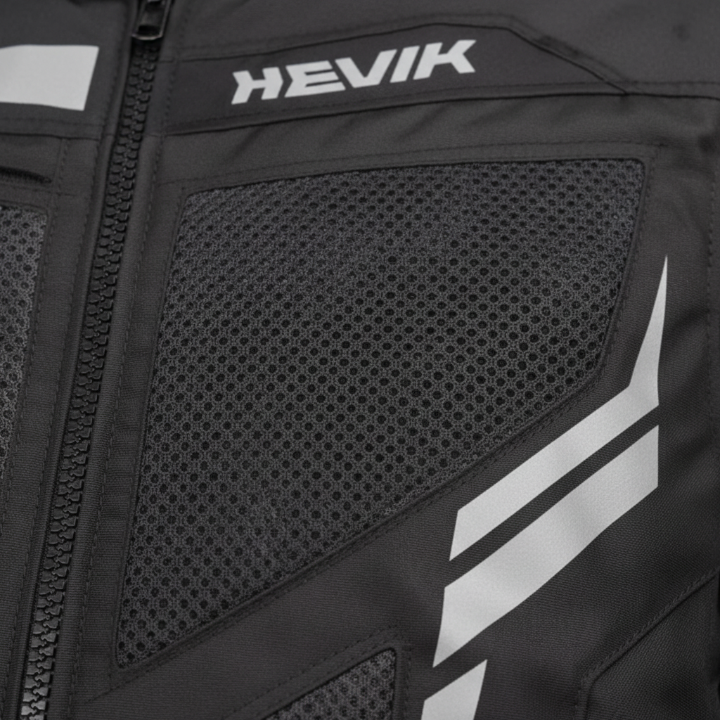 Giacca Moto Hevik Ikaro Light Nero - Moon Bike - Vista 3