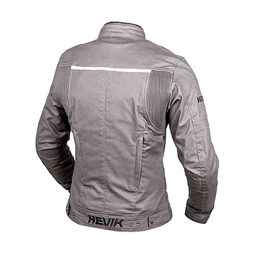 Giacca Moto Hevik Madsen Lady Donna Grigio - Moon Bike - Vista 2