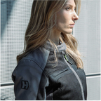 Giacca Moto Hevik Merak Lady Donna Grigio - Moon Bike - Vista 4