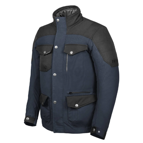 Giacca Moto Hevik Portland Evo Uomo Blu - Moon Bike - Vista 1