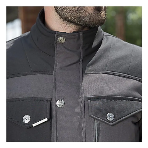 Giacca Moto Hevik Portland Evo Uomo Nero/Grigio - Moon Bike - Vista 3