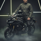 Giacca Moto Hevik Portland Invernale Uomo Grigio - Moon Bike - Vista 9