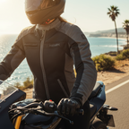 Giacca Moto Hevik Scirocco Lady Light Nero/Grigio - Moon Bike - Vista 9