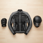 Giacca Moto Hevik Scirocco Lady Light Nero/Grigio - Moon Bike - Vista 8