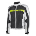 Giacca Moto Hevik Scirocco Light Uomo Grigio/Giallo Fluo - Moon Bike - Vista 1