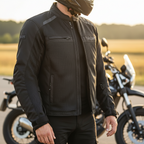 Giacca Moto Hevik Scirocco Light Uomo Nero - Moon Bike - Vista 7