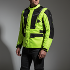 Giacca Moto Hevik Stelvio 3.0 Limited Giallo/Nero - Moon Bike - Vista 5