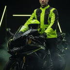 Giacca Moto Hevik Stelvio 3.0 Limited Giallo/Nero - Moon Bike - Vista 9
