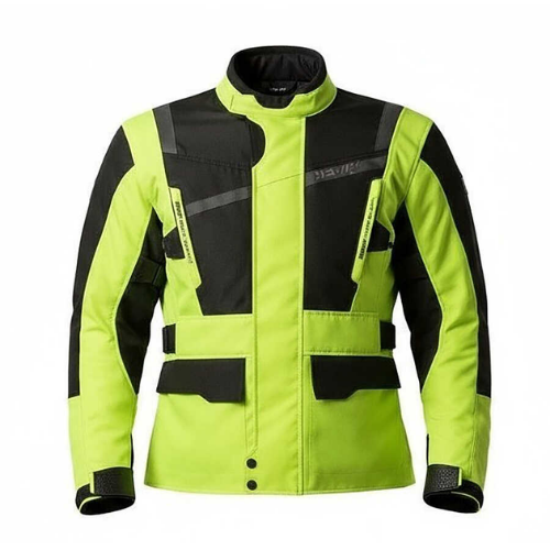 Giacca Moto Hevik Stelvio 3.0 Limited Giallo/Nero - Moon Bike - Vista 2