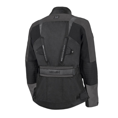 Giacca Moto Hevik Stelvio Lady Light Grigio/Nero - Moon Bike - Vista 2