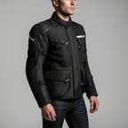 Giacca Moto Hevik Titanium 3 Strati Nero CE - Moon Bike - Vista 3