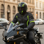 Giacca Moto Hevik Vega Urban Uomo Nero - Moon Bike - Vista 8