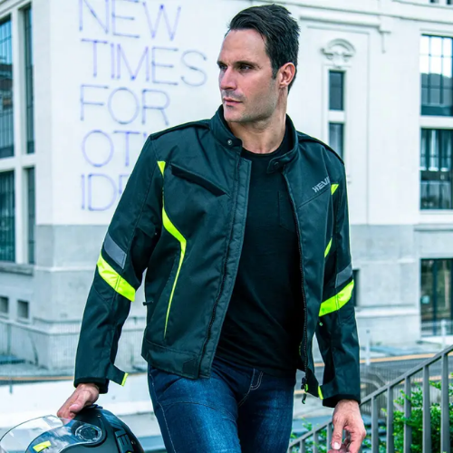 Giacca Moto Hevik Vega Urban Uomo Nero - Moon Bike - Vista 3
