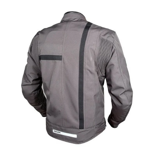Giacca Moto Hevik Vintage Uomo Grigio - Moon Bike - Vista 2