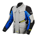 Macna Giacca Moto Macna Fusor Light Grey Blu – Impermeabile 3 Strati CE Livello 2 Blu Abbigliamento per moto - Moon Bike - Vista 1