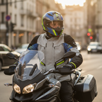 Macna Giacca Moto Macna Fusor Light Grey Blu – Impermeabile 3 Strati CE Livello 2 Blu Abbigliamento per moto - Moon Bike - Vista 7