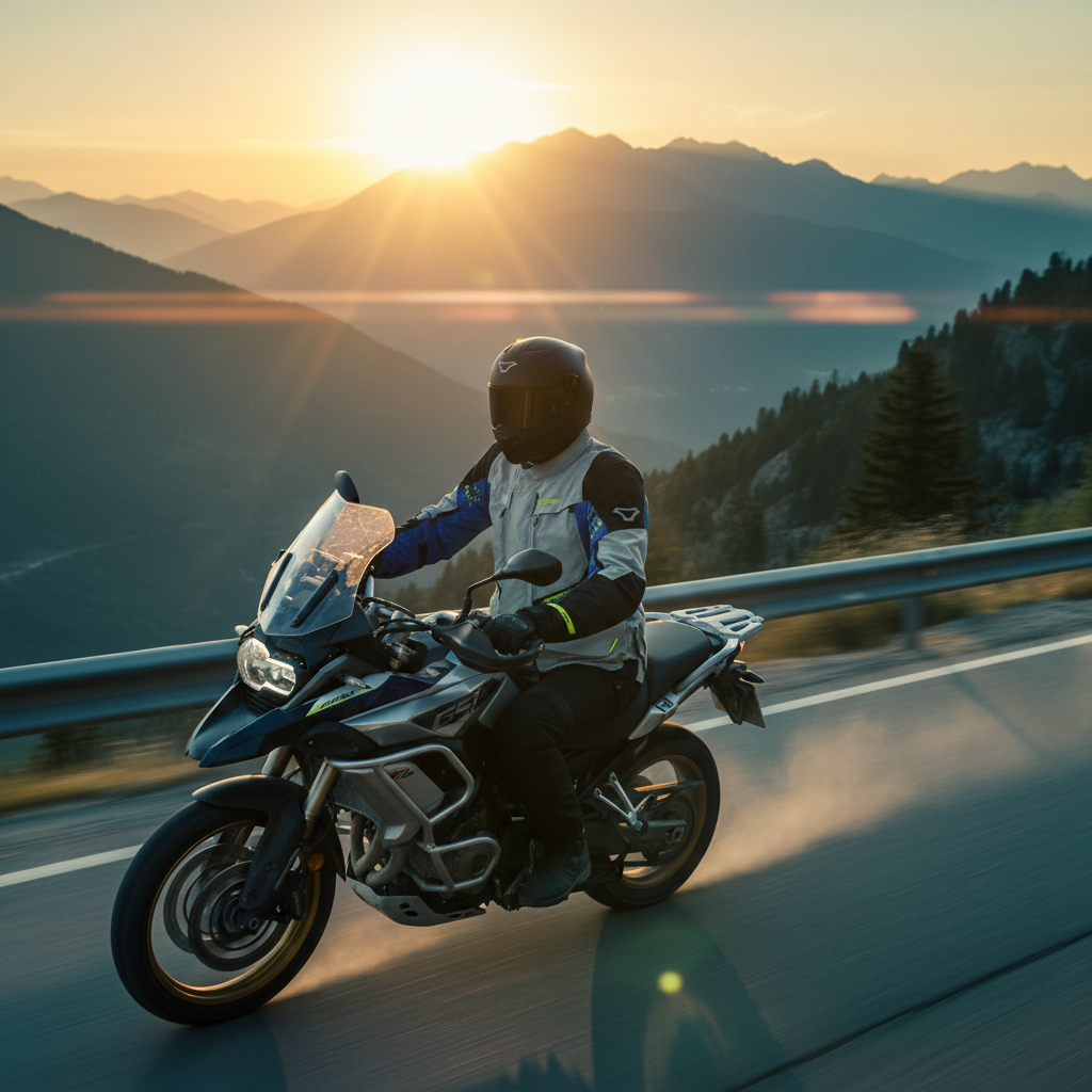 Macna Giacca Moto Macna Fusor Light Grey Blu – Impermeabile 3 Strati CE Livello 2 Blu Abbigliamento per moto - Moon Bike - Vista 8