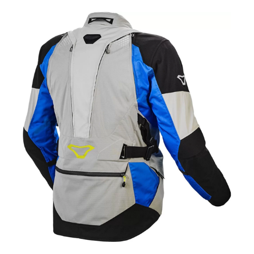 Macna Giacca Moto Macna Fusor Light Grey Blu – Impermeabile 3 Strati CE Livello 2 Blu Abbigliamento per moto - Moon Bike - Vista 2