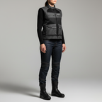 Gilet Moto Hevik Typhoon Multitasche Nero