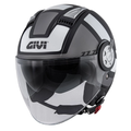 Givi 11.1 Air Jet-R Class Argento/Nero/Bianco – Casco Jet ECE 22.05 - Moon Bike - Vista 1