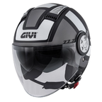 Givi 11.1 Air Jet-R Class Argento/Nero/Bianco – Casco Jet ECE 22.05 - Moon Bike - Vista 1