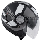 Givi 11.1 Air Jet-R Class Argento/Nero/Bianco – Casco Jet ECE 22.05 - Moon Bike - Vista 4