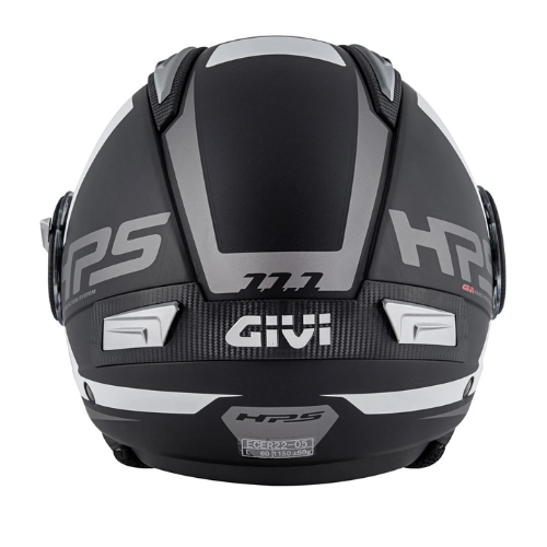 Givi 11.1 Air Jet-R Class Argento/Nero/Bianco – Casco Jet ECE 22.05 - Moon Bike - Vista 6