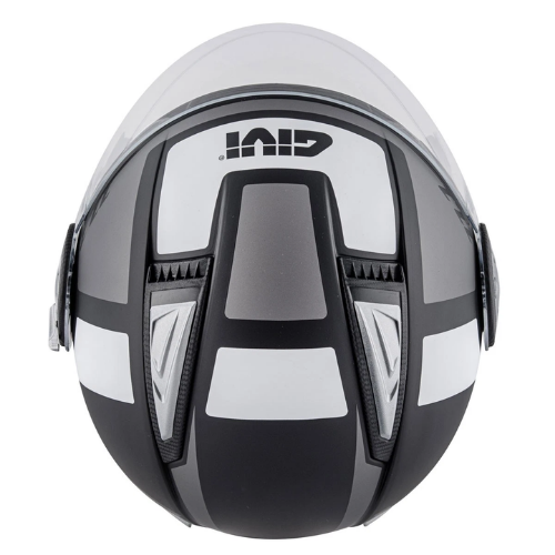 Givi 11.1 Air Jet-R Class Argento/Nero/Bianco – Casco Jet ECE 22.05 - Moon Bike - Vista 7