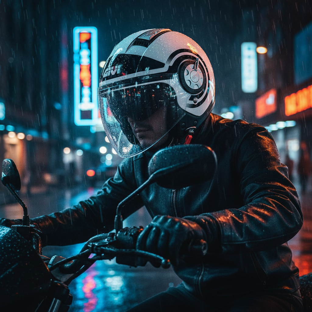 Givi 11.1 Air Jet-R Round Bianco/Nero – Casco Jet ECE 22.05 - Moon Bike - Vista 15