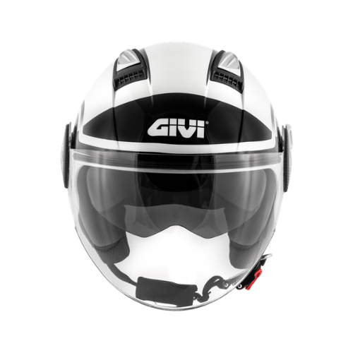 Givi 11.1 Air Jet-R Round Bianco/Nero – Casco Jet ECE 22.05 - Moon Bike - Vista 2