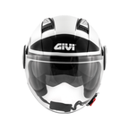 Givi 11.1 Air Jet-R Round Bianco/Nero – Casco Jet ECE 22.05 - Moon Bike - Vista 2