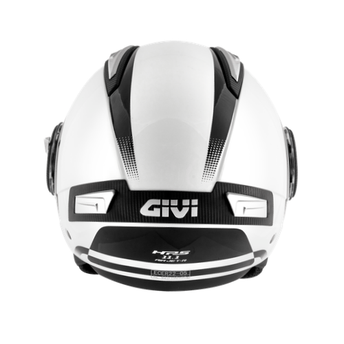 Givi 11.1 Air Jet-R Round Bianco/Nero – Casco Jet ECE 22.05 - Moon Bike - Vista 5