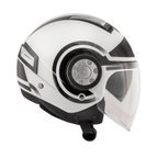 Givi 11.1 Air Jet-R Round Bianco/Nero – Casco Jet ECE 22.05 - Moon Bike - Vista 6