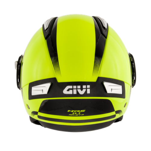 Givi 11.1 Air Jet-R Round Giallo Fluo/Nero – Casco Jet ECE 22.05 - Moon Bike - Vista 5