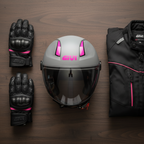 Givi 11.7B D-Jet Argento Opaco/Fucsia – Casco Demi-Jet ECE 22.06 - Moon Bike - Vista 11