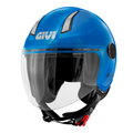 Givi 11.7B D-Jet Azzurro – Casco Demi-Jet ECE 22.06 - Moon Bike - Vista 1