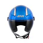 Givi 11.7B D-Jet Azzurro – Casco Demi-Jet ECE 22.06 - Moon Bike - Vista 7