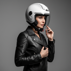 Givi 11.7B D-Jet Bianco Lucido – Casco Demi-Jet ECE 22.06 - Moon Bike - Vista 11