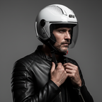 Givi 11.7B D-Jet Bianco Lucido – Casco Demi-Jet ECE 22.06 - Moon Bike - Vista 10