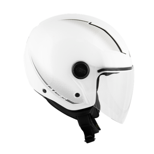 Givi 11.7B D-Jet Bianco Lucido – Casco Demi-Jet ECE 22.06 - Moon Bike - Vista 6