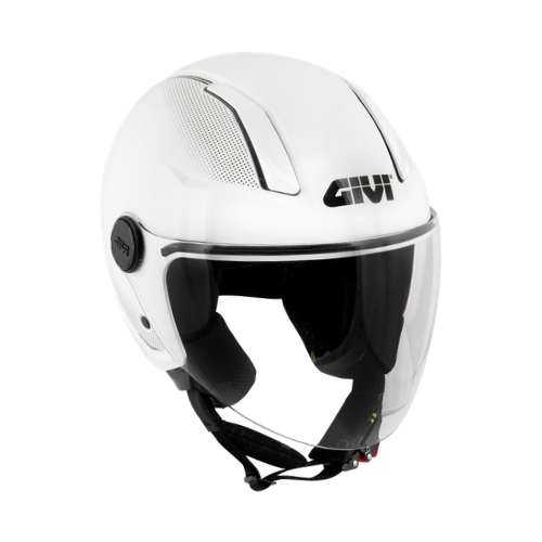 Givi 11.7B D-Jet Bianco Lucido – Casco Demi-Jet ECE 22.06 - Moon Bike - Vista 7